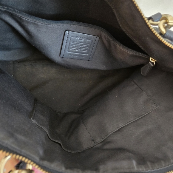 Coach Ava Tote F28965 Floral Bundle Print Midnight - Picture 10 of 15